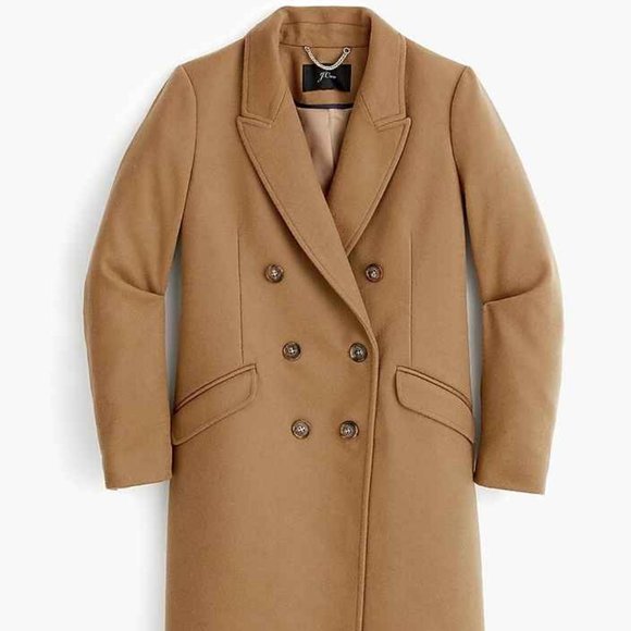 J. Crew Jackets & Coats J Crew Doublebreasted Topcoat Coat In Wool